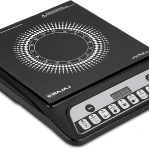 Bajaj 140TS 1400 W Induction Cooktop | 7 Pre-Set Menus | Insect Protection | 1 Year Warranty 【Black】