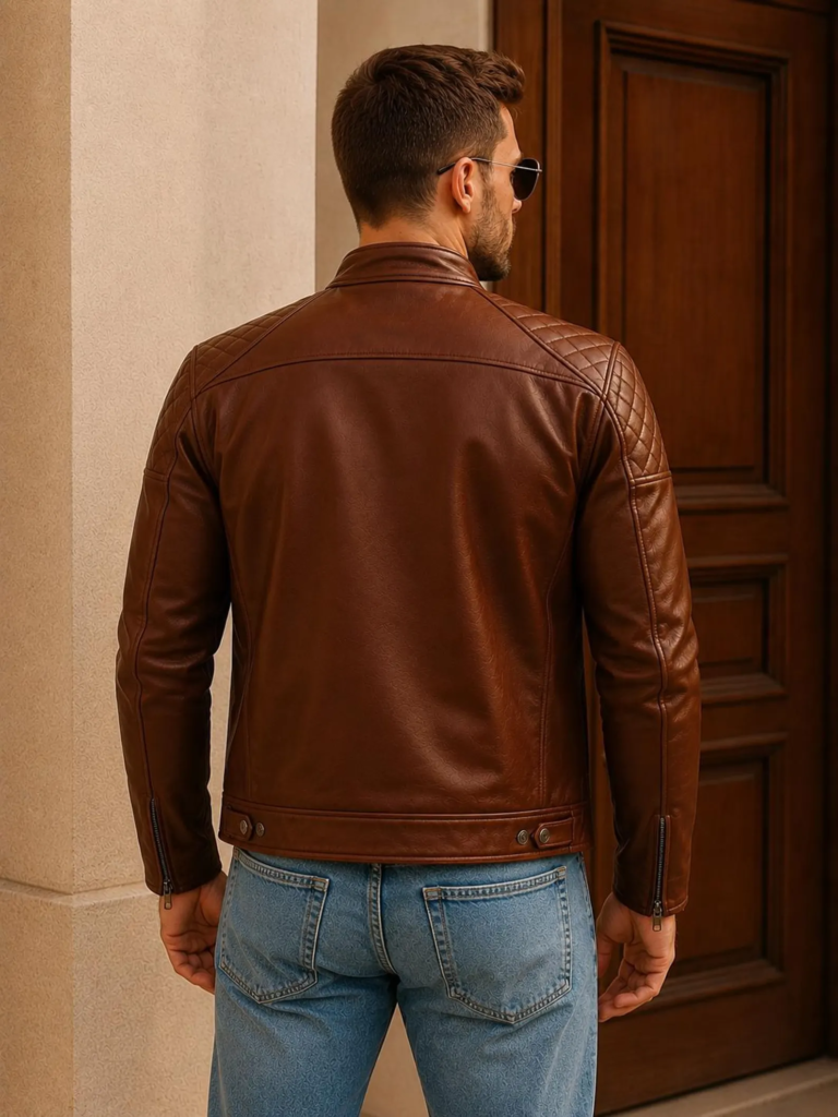 Leather jacket